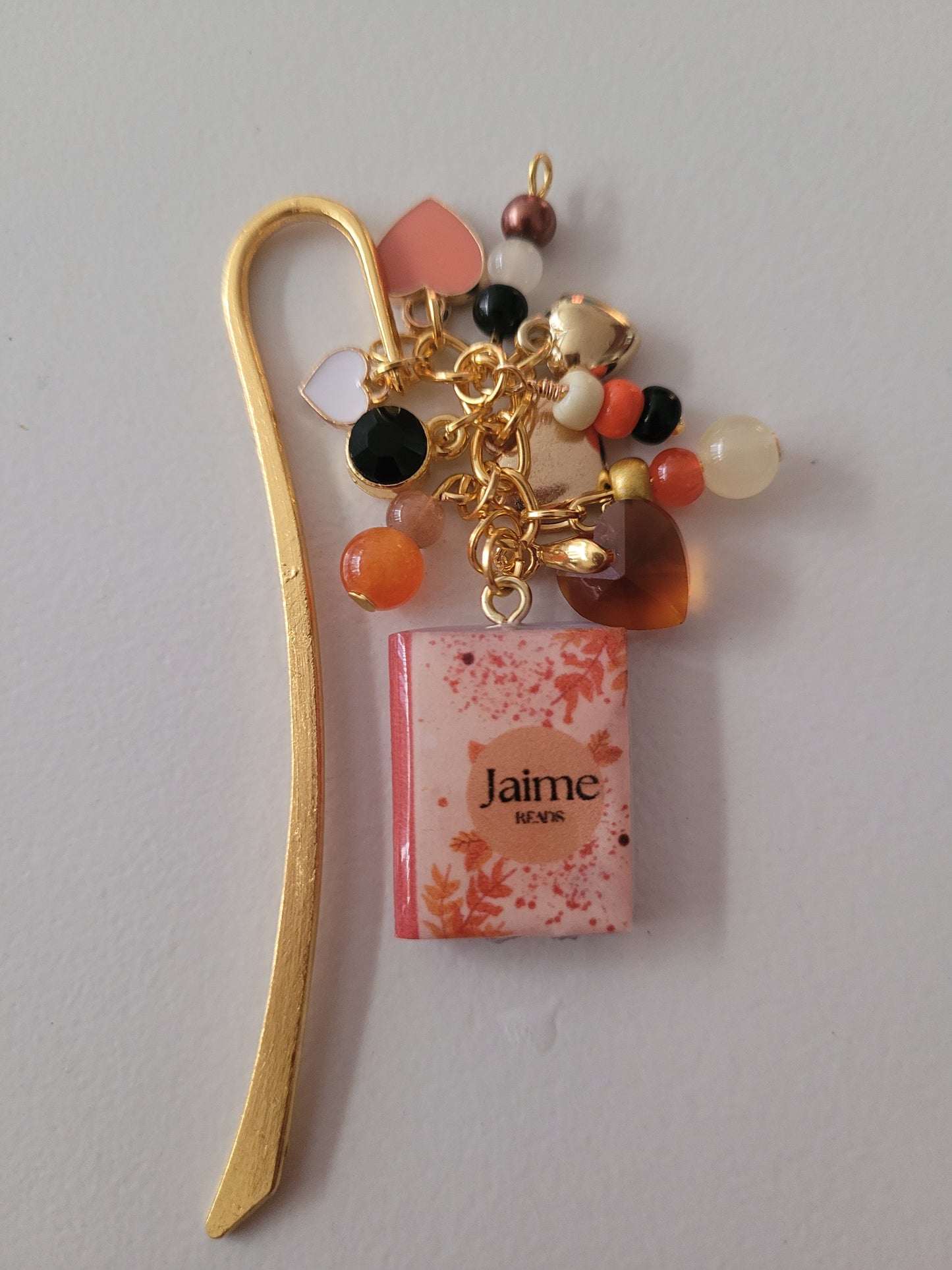 A  Custom Book Bookmark with Dangle