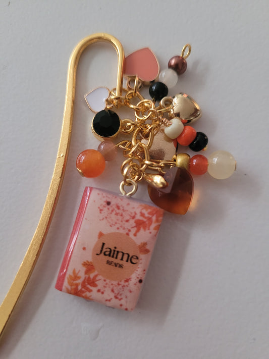 A  Custom Book Bookmark with Dangle